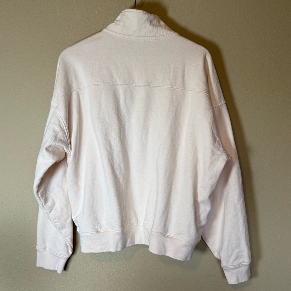 SPORTY & RICH Cream Country Club Quarter Zip
Sweatshirt Size Large - Picture 4 of 8